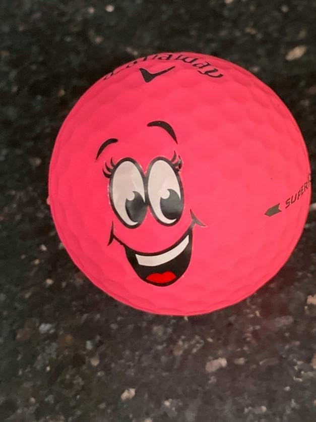 Golfdotz - USGA Rule Conforming Golf Ball Markers, Golf Ball Stickers for Marking Balls, No More Smearing from Stamps, Gifts for Golfers, Dads, and Retirees, (Emoji Collection; 24-32 Count)