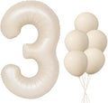 40 Inch Beige Number 3 Foil Balloon Set | by Home