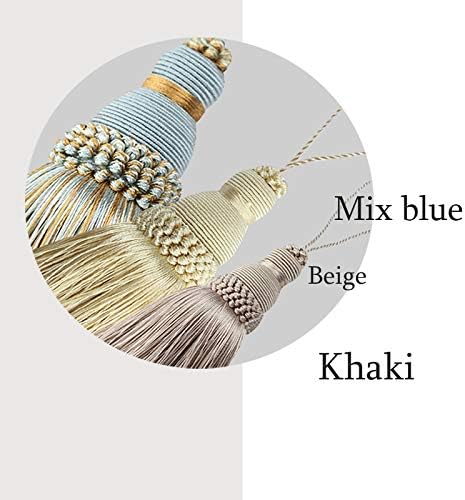 2Pcs Colorful Tassel Key Tassels DIY Accessories | 9.5 Inch Tassels - Image 5