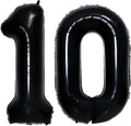 Number 10 Balloons for 10th Birthday Party Decorations, 42 Inch Jumbo Foil by GOER