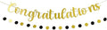 Graduation Decorations 2026 – Gold Congratulations Graduate Banner, Pre-Strung by Unknown