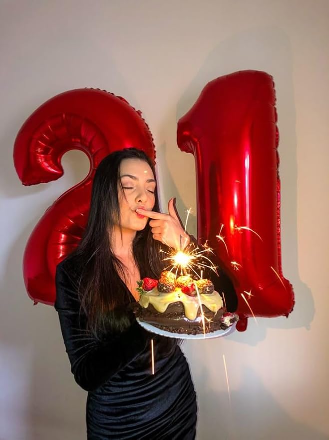 Birthday Number Balloons 40 Inch 0 Balloon - Image 2