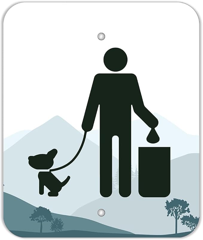 Zero Waste USA - DISPENSE-ART Roll Bag Dispenser & Sign - Mountain | UV-printed - Image 2