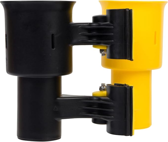 Patented Clamp On Boat Cup Holder |Multifunction Dual Drink Caddy - Image 4