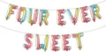 Four Ever Sweet Birthday Decorations, 4 Four Years Old Fourth 4th Girl Boy by RUIANSI