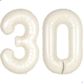 Cream White Number 30 Balloon for First Birthday Decorations, 40 inch Huge by Unknown