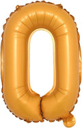16" inch Single Orange Alphabet Letter Number Balloons Aluminum Hanging Foil by RUIANSI