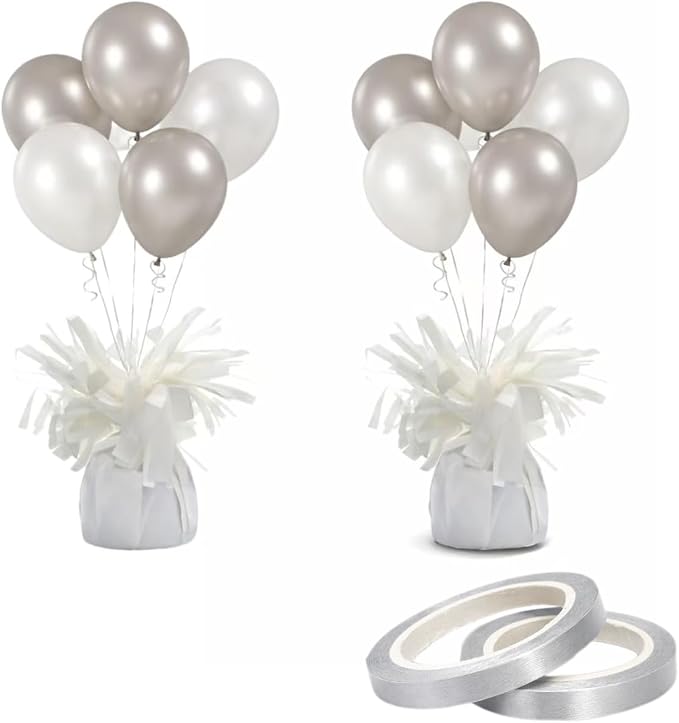 Balloon Weights White 2Pcs | Perfect by Unknown