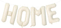 Beige HOME Balloons 40 Inch, Large HOME Letter Banner Cream White by Xinvery