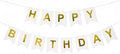White Happy Birthday Banner Sign by Unknown