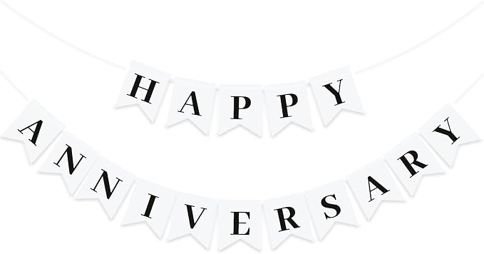Happy Anniversary Banner, Valentines Day Wedding, Love Party and Background by Unknown