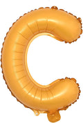 16" inch Single Orange Alphabet Letter Number Balloons Aluminum Hanging Foil by RUIANSI