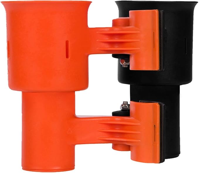 Patented Clamp On Boat Cup Holder |Multifunction Dual Drink Caddy - Image 3