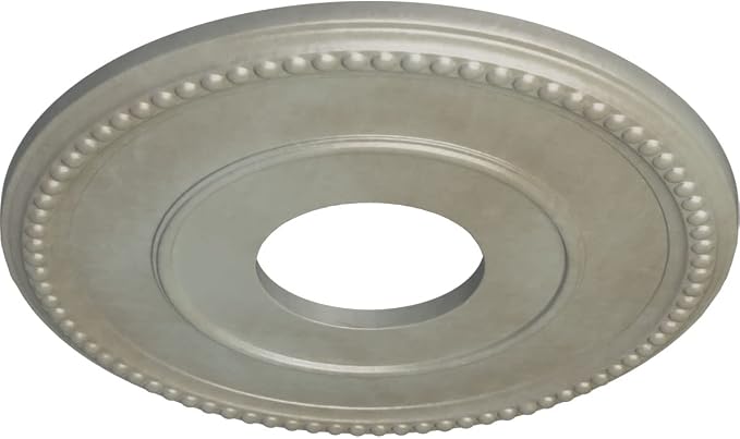 Ekena Millwork CM12BRFLS 12-1/2" x 3-7/8" x 3/4" Bradford Ceiling Medallion - Image 2