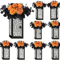 Halloween Table Centerpieces Boxes 8 Pcs Spider Web Paper Box by Urlax