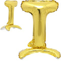 16" Standing Gold Alphabet Letter and Number Balloons Aluminum Hanging Foil by RUIANSI