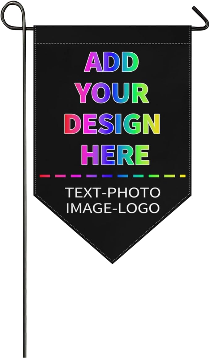 Custom Garden Flag for Outdoor Personalized Yard Flag Add Your by Custom