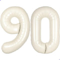 Cream White Number 90 Balloon for First Birthday Decorations, 40 inch Huge by Unknown