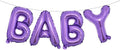 16 Inch Baby Letter Balloons Multicolor Foil Balloons BABY Balloons, Baby Shower by RUIANSI