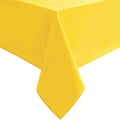 Hiasan Waterproof Tablecloth Rectangle - Washable Fabric Table Cloth for Dining Room Kitchen Birthday Party and Outdoor Use, Yellow, 30 x 60 Inch