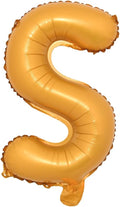 16" inch Single Orange Alphabet Letter Number Balloons Aluminum Hanging Foil by RUIANSI