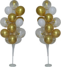 Leesoot 2 Sets 74inch Gold Floor Balloon Column Kit Stand by Unknown