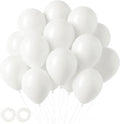 Voircoloria 105pcs White Party Latex Balloons, 12inch | by Voircoloria