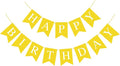 Yellow Happy Birthday Banner Sign by Hooqict