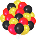 300 Pack Black Red Yellow Balloons 100 of each of the 3 colors 12 inch Black by ZWZLIULIAN