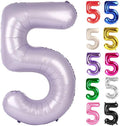 Lilac Number 5 Balloon 40 Inch by IWERP