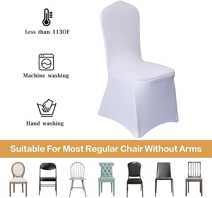 50 Pcs White Washable Removable Universal - Image 4