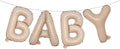 16 Inch Baby Letter Balloons Multicolor Foil Balloons BABY Balloons, Baby Shower by RUIANSI