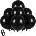 Black Balloons Party Decorations 30 Pack 18 inch Round Halloween Latex Balloons by BOMSI