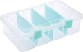 BTSKY Clear Plastic Dividing Storage Box by BTSKY