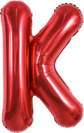TONIFUL 40 Inch Large Bright Red Letter Balloons A-Z, Giant Jumbo Helium Foil by TONIFUL