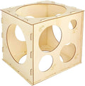 Pllieay 9 Sizes Collapsible Wood Balloon Sizer Cube Box by Pllieay