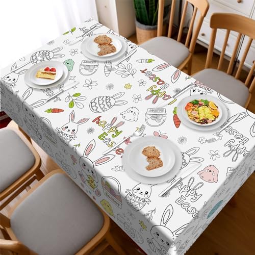 Childom 1 Pack Easter Tablecloth Coloring Tablecloth,Easter Decorations Crafts for Kids,54 x 108 Inch Disposable Paper Table Cover,Giant Coloring Poster for Gifts Games Activities Holiday Party Favors - Image 4