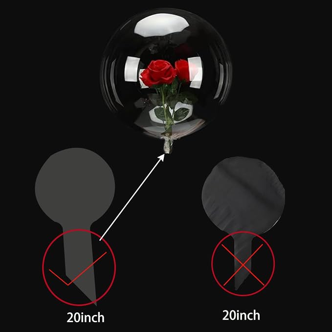 20 PCS Bobo Balloons Transparent Bubbles Balloon - Image 5