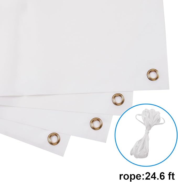 4 Pcs Large Sublimation Banner blank banners to decorate vinyl，2x6 Ft Polyester - Image 3