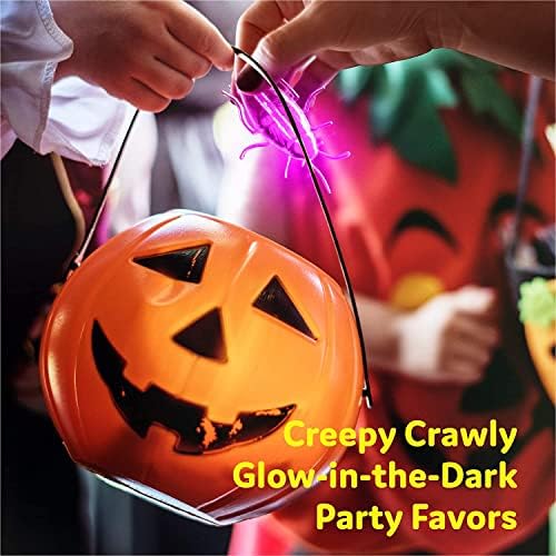Glow Critters Halloween Toys - Glow Sticks Party Favors - Glow in The Dark Party Supplies - 50 Count - Image 5