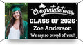 Personalized Graduation Photo Vinyl Banner Sign by Milweb1LLC