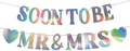 Soon To Be Mr & Mrs Banner, Bridal Shower Sign, Pre-Strung Laser Wedding Banner by SerpizePaty