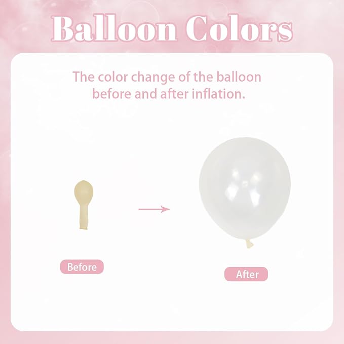 60pcs Pink and White Balloons 12inch - Image 5