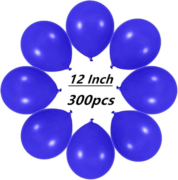 300 Pack Royal Blue Balloons 12 inch Blue Latex Party Balloon Bulk - Image 2