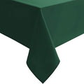 Hiasan Waterproof Tablecloth Rectangle - Washable Fabric Table Cloth for Dining Room Christmas Kitchen Birthday Party and Outdoor Use, Hunter Green, 60 x 140 Inch