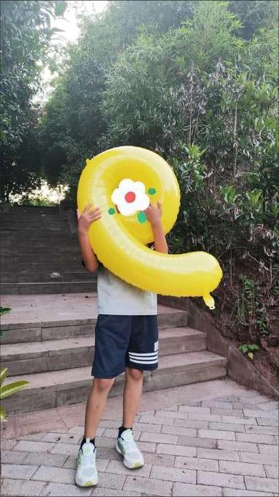 Yellow Number 5 Balloon 40 Inch, 5th Birthday Party Decorations Men Women | - Image 9
