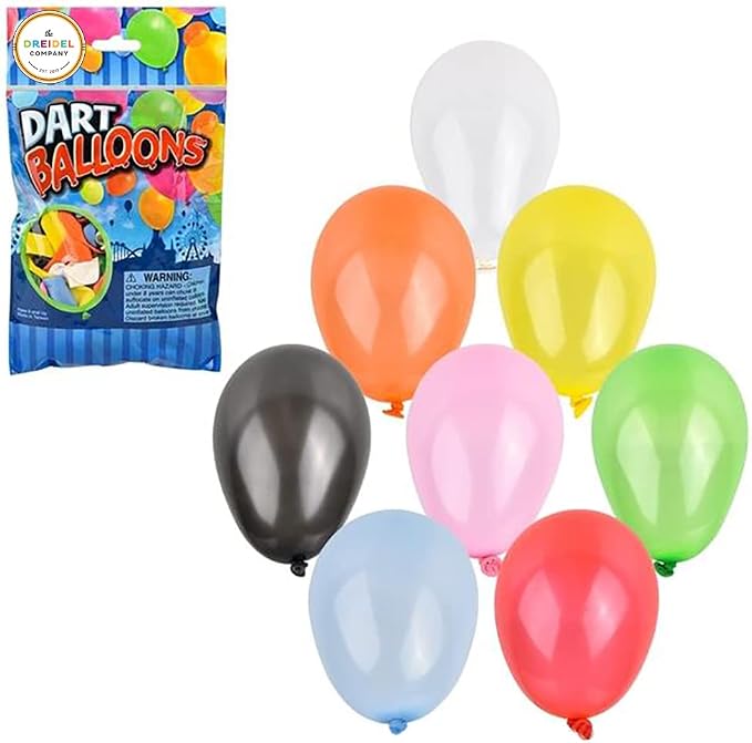The Dreidel Company 144 Pcs Balloon Dart Games by TheDreidelCompany
