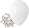 Bezente White Balloons Latex Matte Party Balloons 150 Pack 5 inch Small | White by Bezente