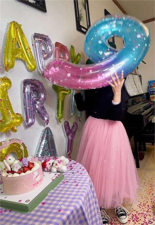 Starry Sky Number 5 Balloon 40 Inch, 5th Birthday Decorations Men Women | Foil - Image 9