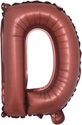 Chocolate Color Letter Number Foil balloons 1pc 16inch Alphabet Digital by RUIANSI